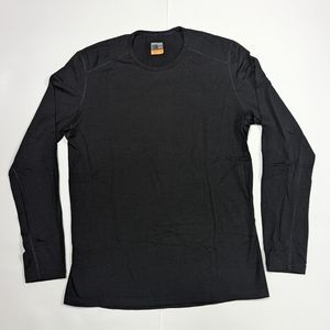 Men's Icebreaker L Black Long Sleeve 200 weight base layer Shirt
